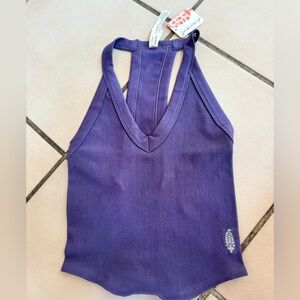 Free People Movement purple tank top. It's a versatile and sheik fit! NWT XS